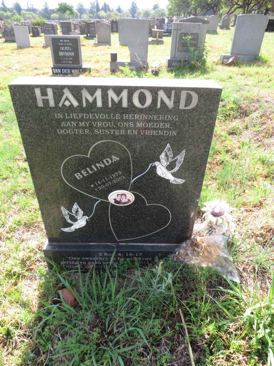 HAMMOND Belinda 1973-2003 