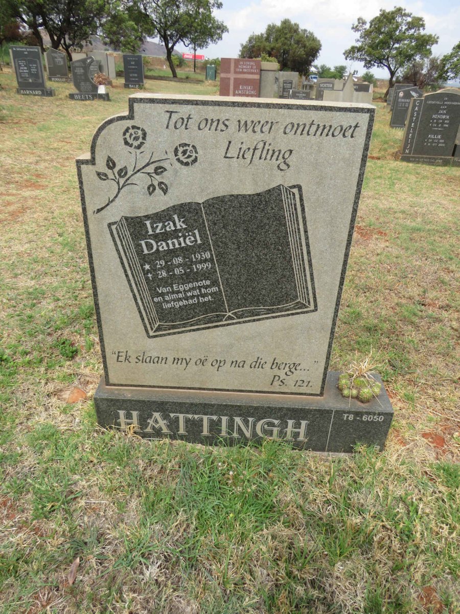 HATTINGH Izak Daniel 1930-1999