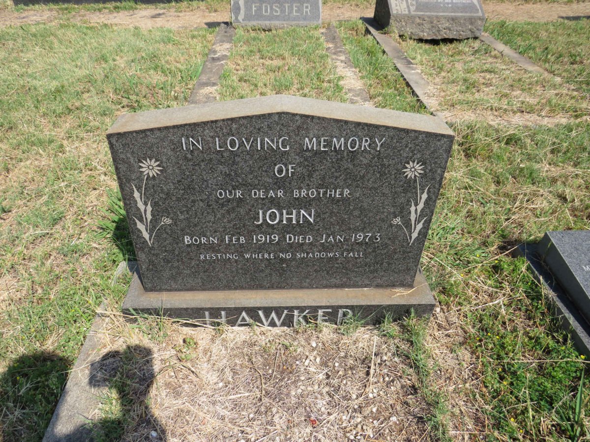 HAWKER John 1919-1973