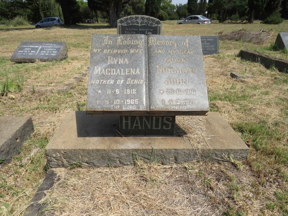 HANDS Norman John 1916-1971 & Ryna Magdalena 1912-1965 _1