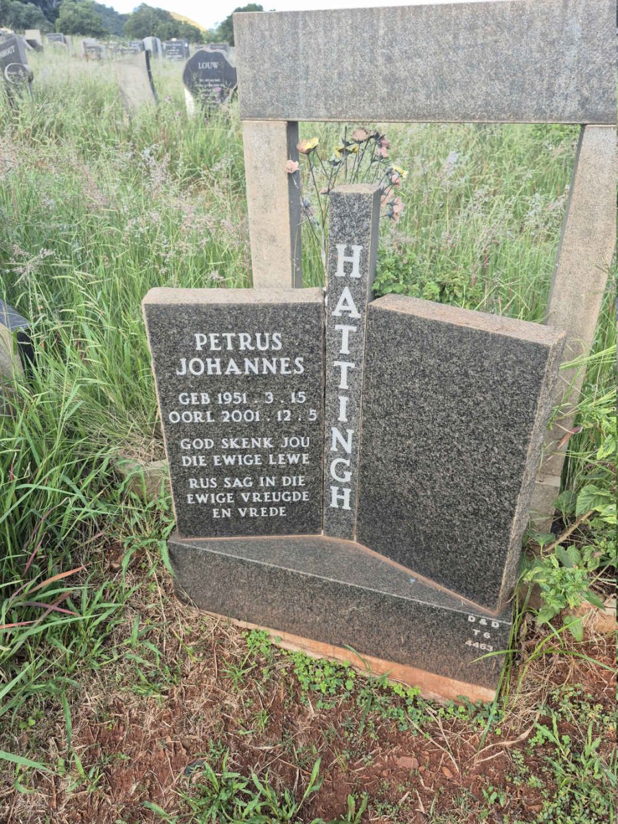 HATTINGH Petrus Johannes 1951-2001