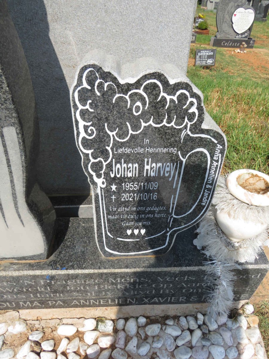 HARVEY Johan 1955-2021 :: HARVEY Eric 1989-2019 _2