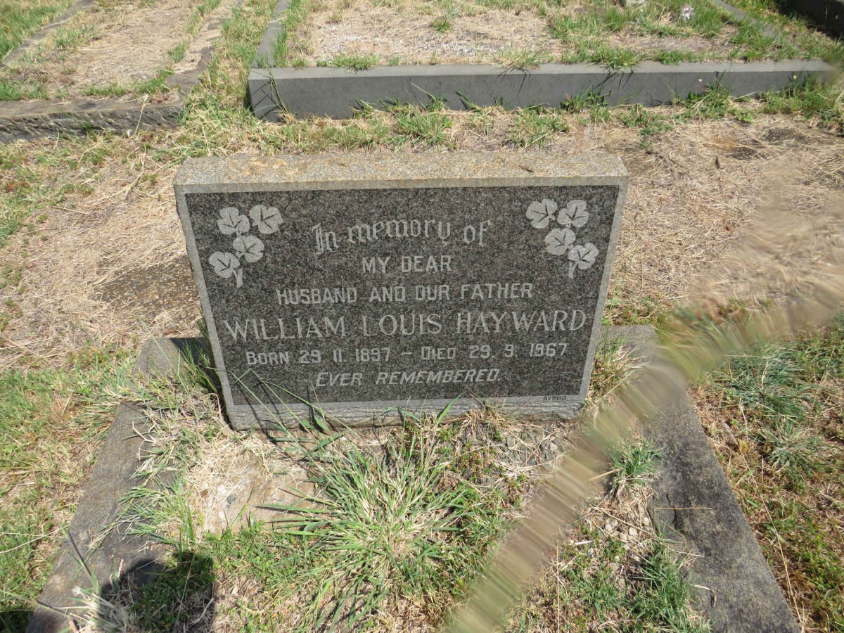 HAYWARD William Louis 1897-1967