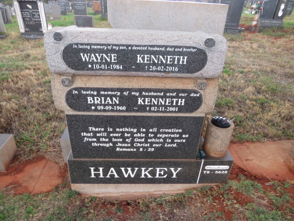 HAWKEY Brian Kenneth 1960-2001 :: HAWKEY Wayne Kenneth 1984-2016