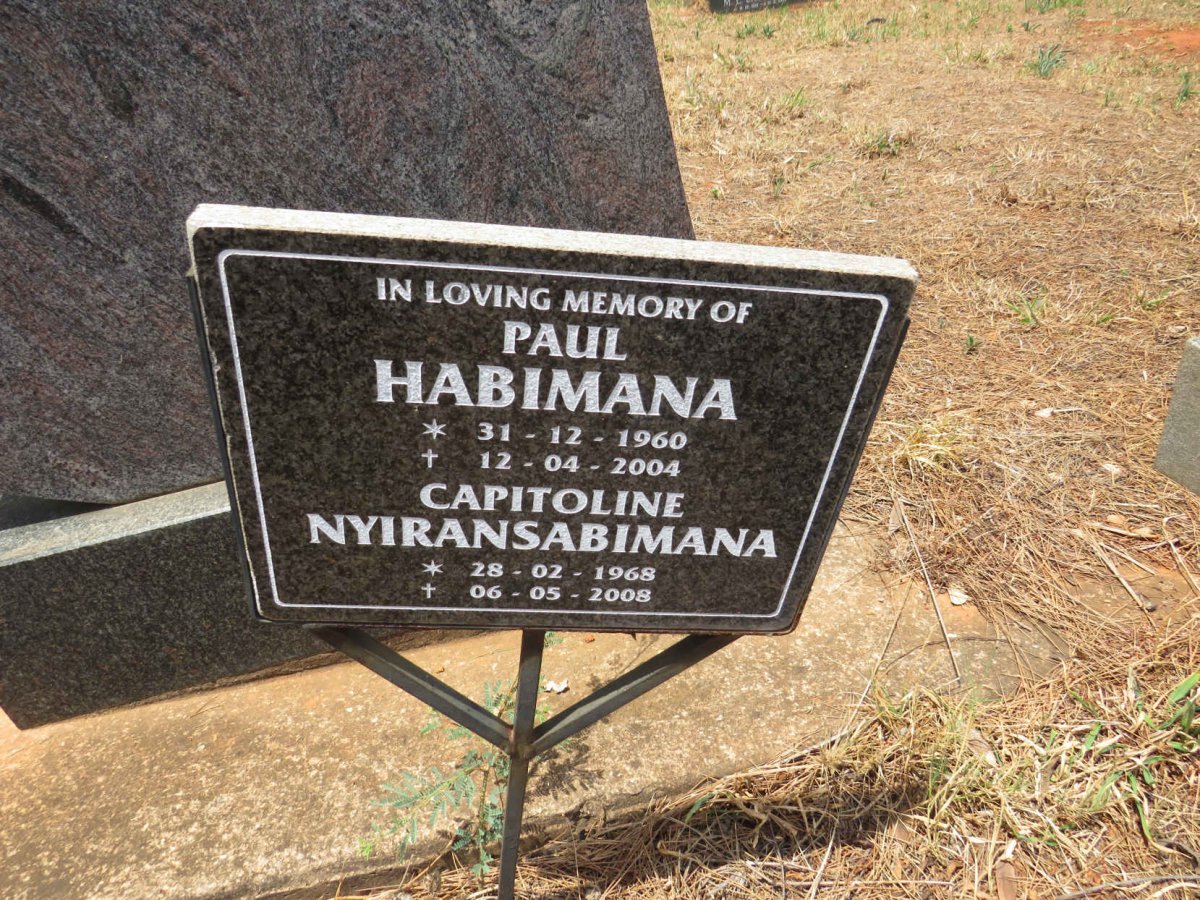 HABIMANA Paul 1960-2004 :: NYIRANSABIMANA 1968-2008