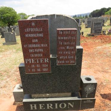 HERION Pieter 1954-1997