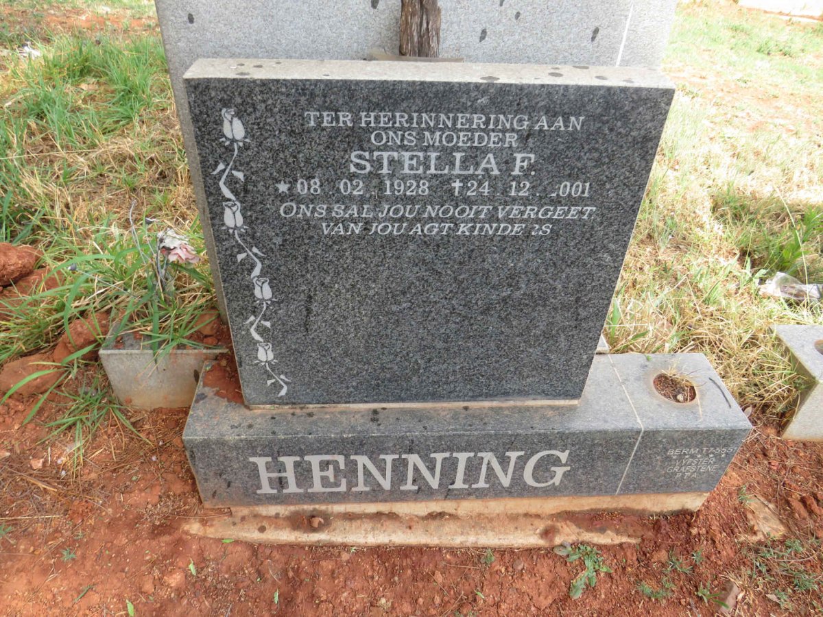 HENNING Stella F. 1928-2001