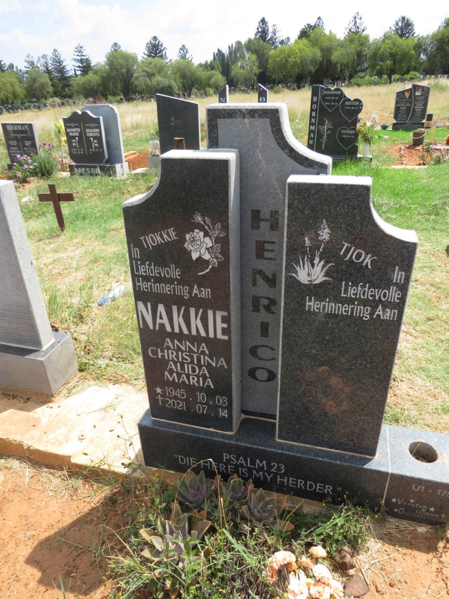 HENRICO Anna Christina Alida Maria 1945-2021