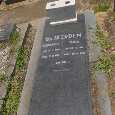 HEERDEN Hermanus, van 1912-1981 &amp; Maria 1917-1974