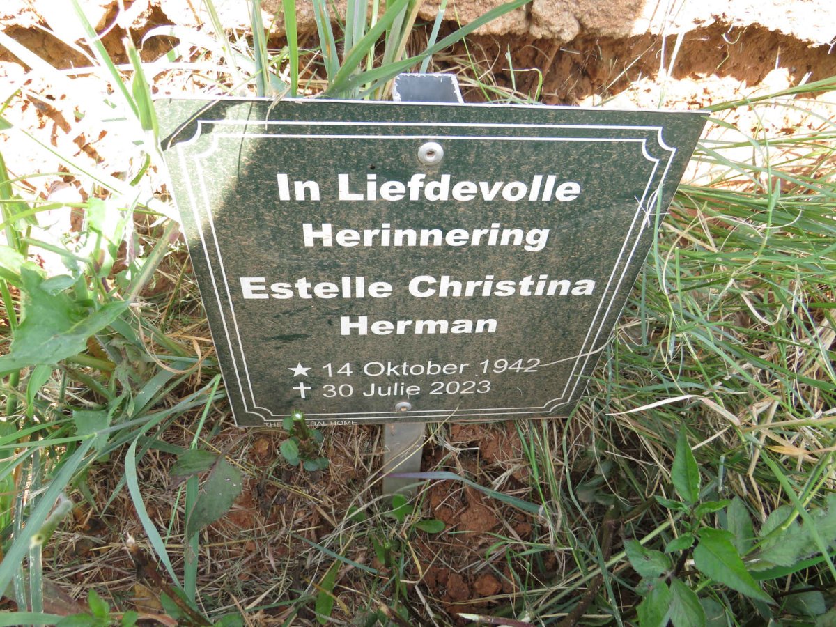 HERMAN Estelle Christina 1942-2023