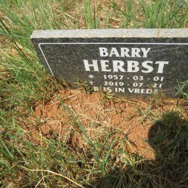 HERBST Barry 1957-2019