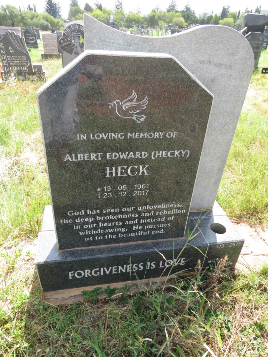 HECK Albert Edward 1961-2017
