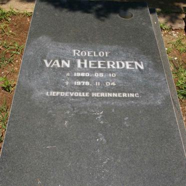 HEERDEN Roelof, van 1960-1978