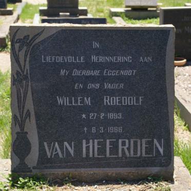 HEERDEN Willem Roedolf, van 1893-1966