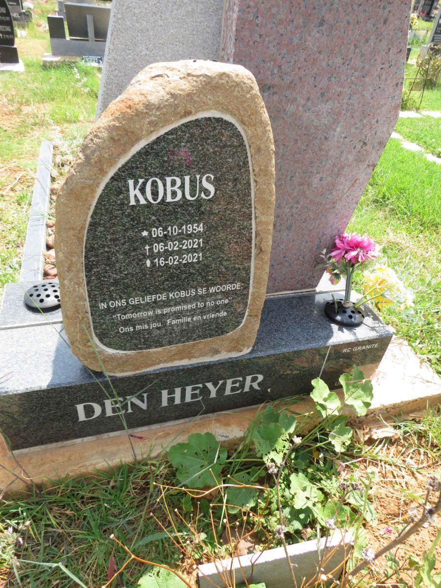 HEYER Kobus, den 1954-2021