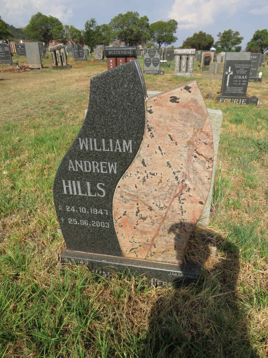 HILLS William Andrew 1947-2003