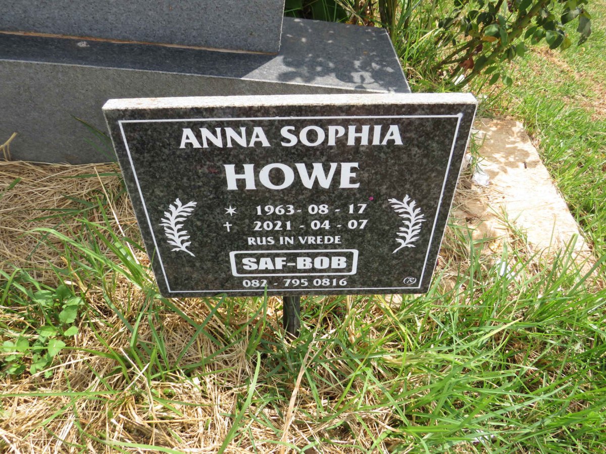 HOWE Anna Sophia 1963-2021