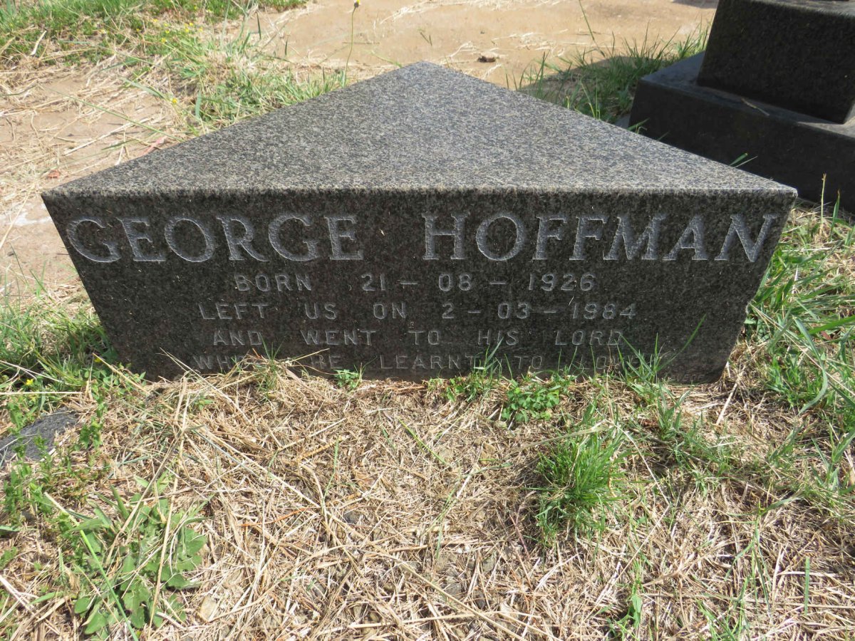 HOFFMAN George 1926-1984