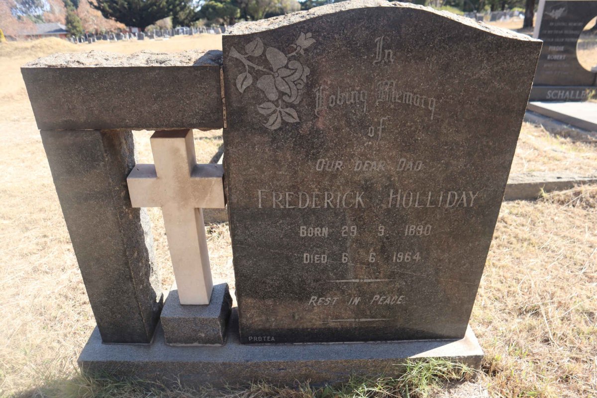 HOLLIDAY Frederick 1890-1964
