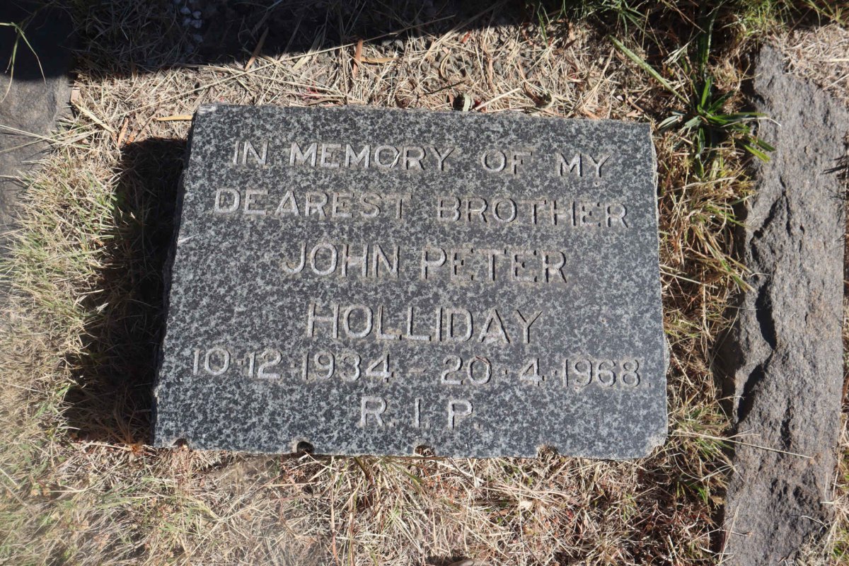 HOLLIDAY John Peter 1934-1968