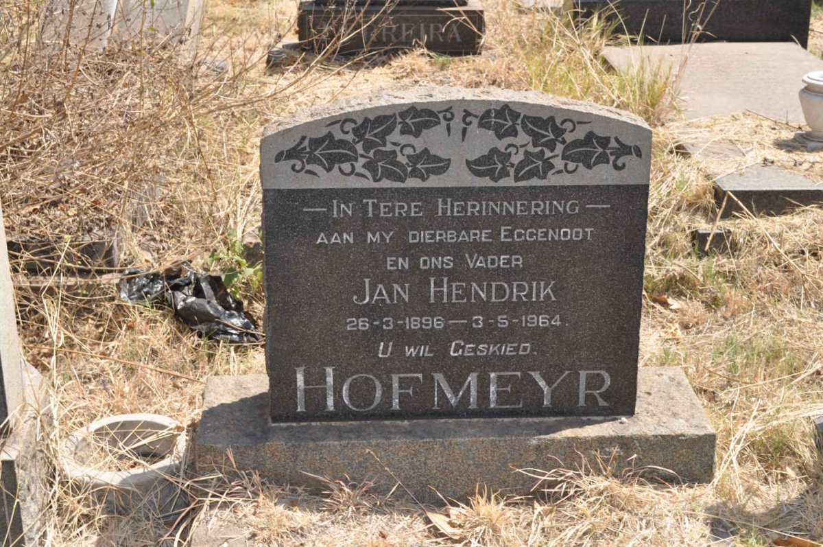 HOFMEYR Jan Hendrik 1896-1964