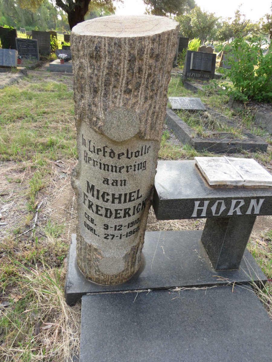 HORN Michiel Frederick 1910-1960