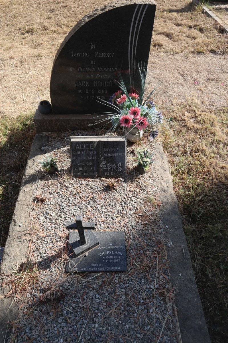 HOUGH Jack 1909-1969 & Alice 1916-1992 :: HOUGH Cheryl Ann 1953-2017_1