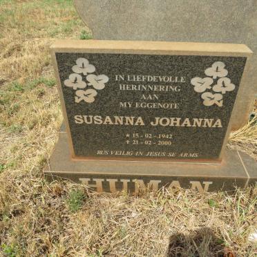 HUMAN Susanna Johanna 1942-2000