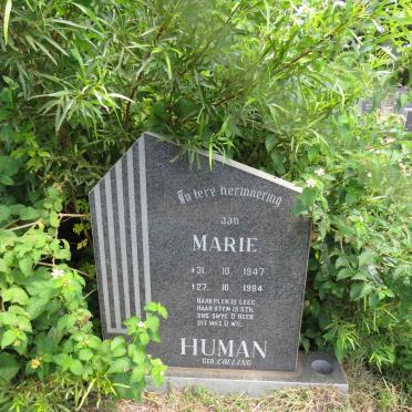 HUMAN Marie nee COLLING 1947-1984