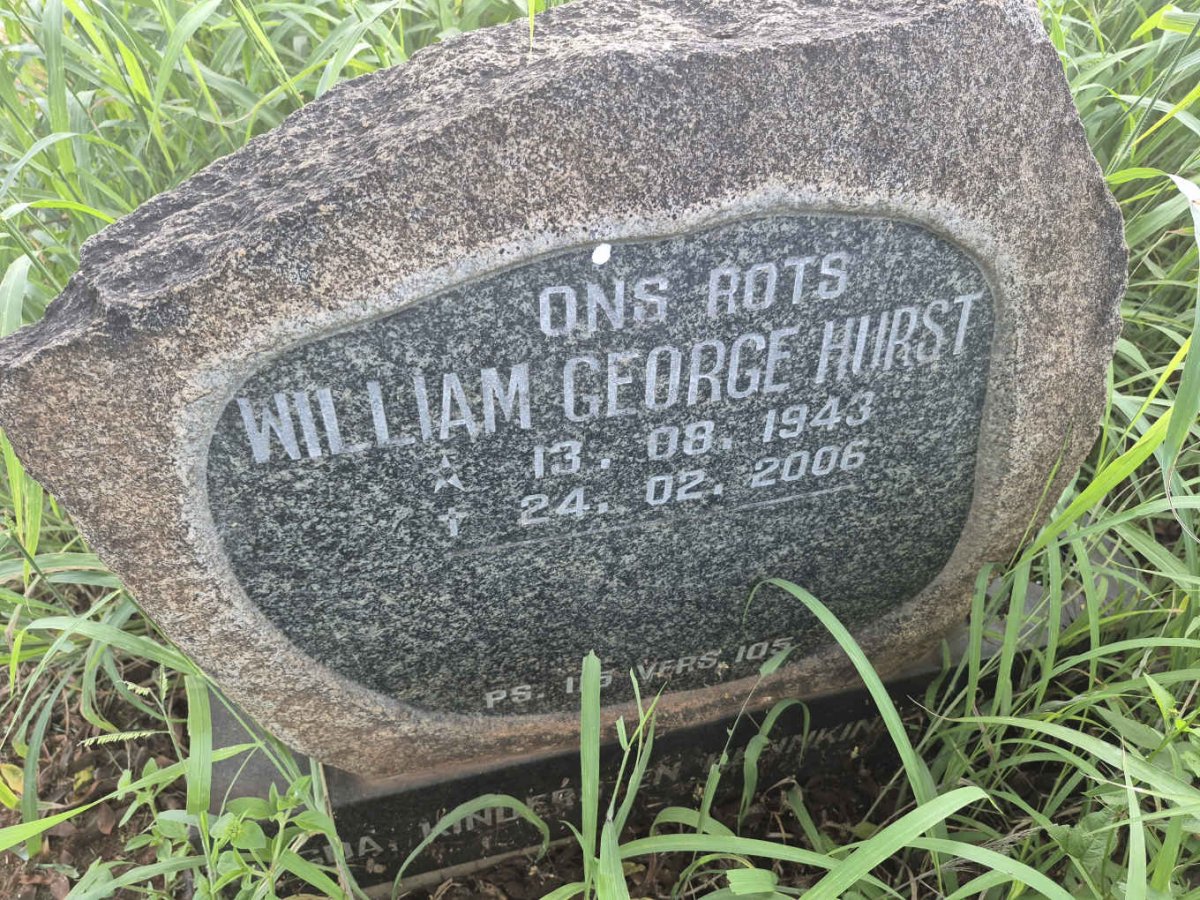 HURST William George 1943-2006