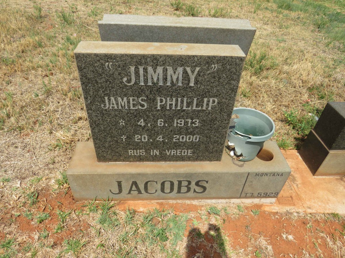 JACOBS James Phillip 1973-2000