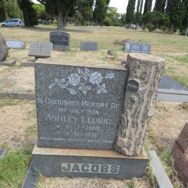 JACOBS Ashley Cedric 1955-1970
