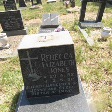 JONES Rebecca Elizabeth 1982-1982