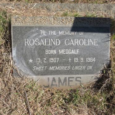 JAMES Rosalind Caroline nee MEDCALF 1907-1964