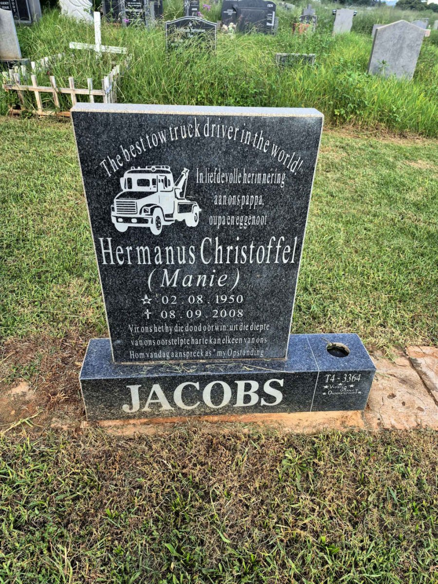 JACOBS Hermanus Christoffel 1950-2008 