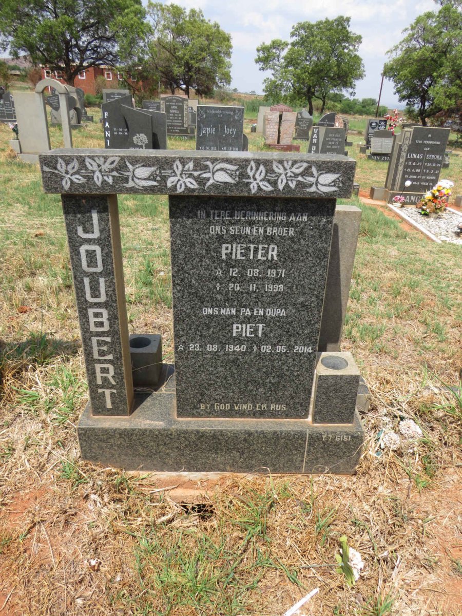 JOUBERT Piet 1940-2014 :: JOUBERT Pieter 1971-1998
