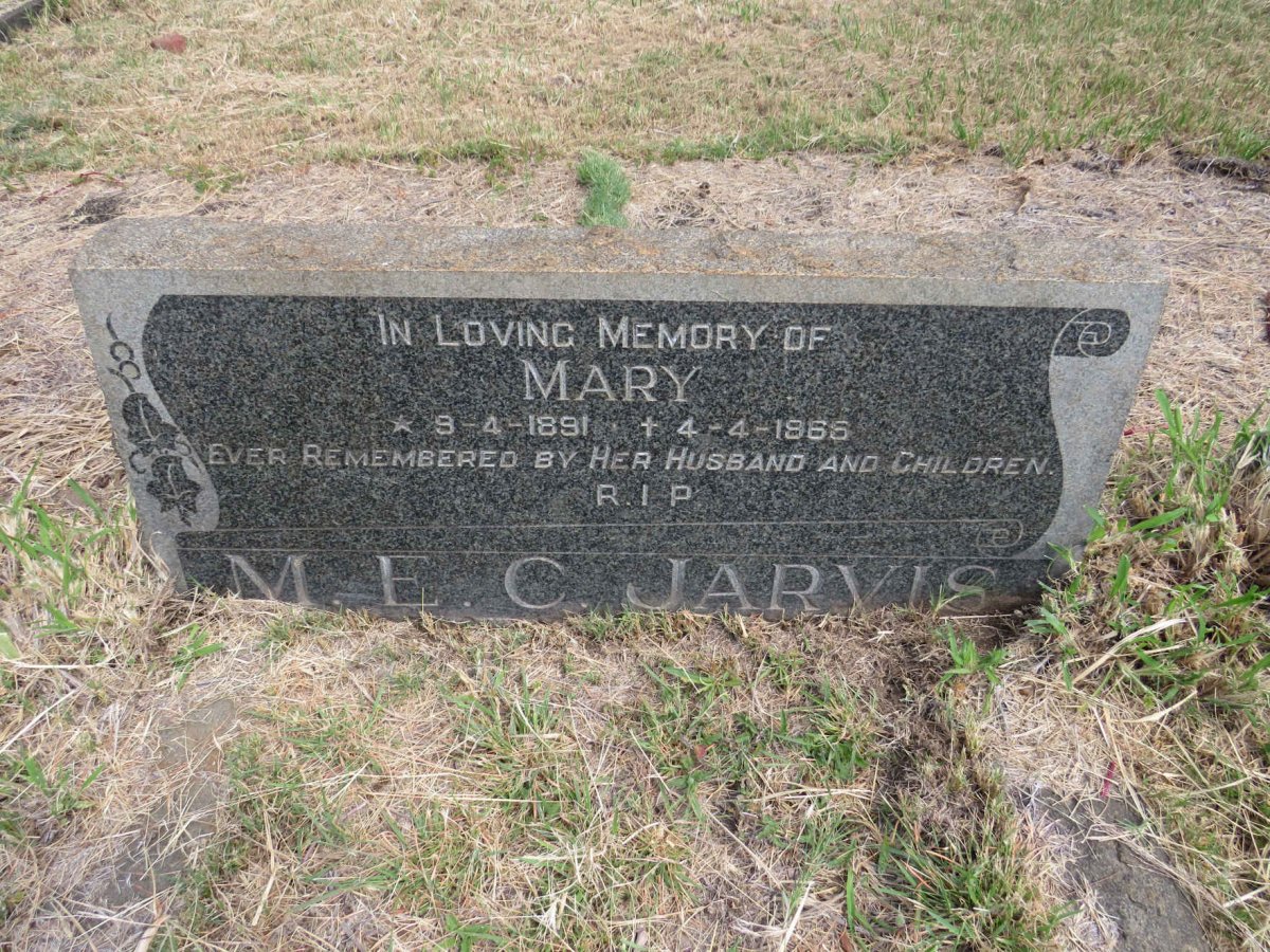 JARVIS M.E.C. 1891-1966