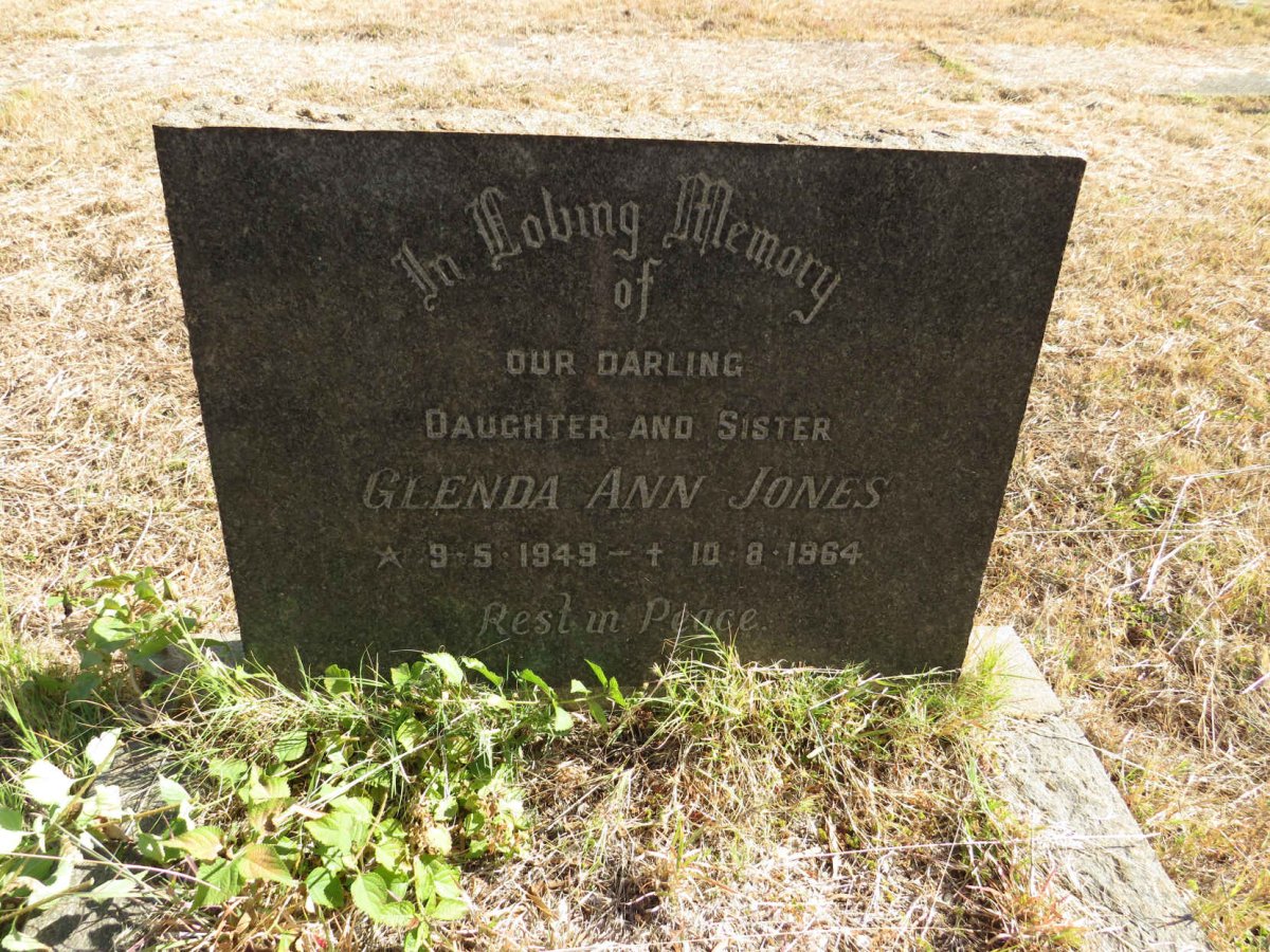 JONES Glenda Ann 1949-1964