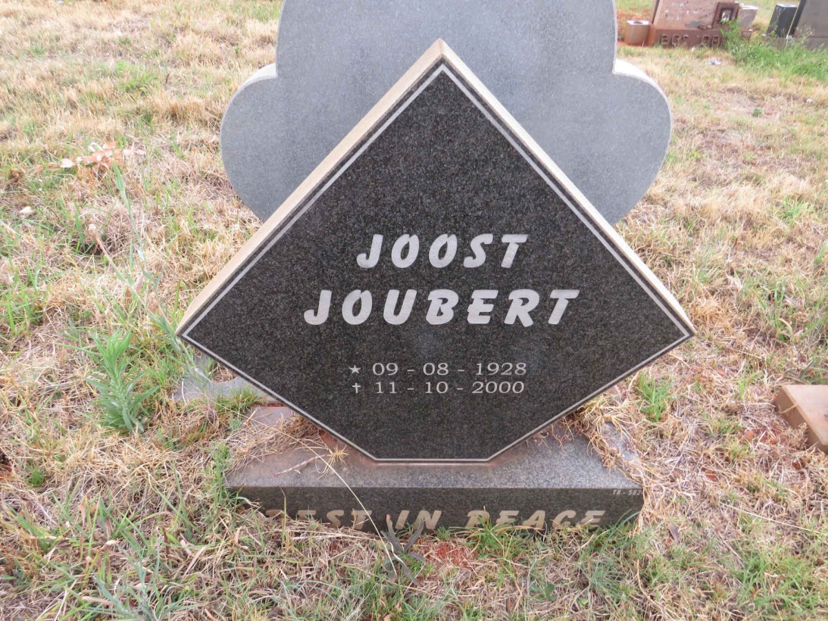 JOUBERT Joost 1928-2000