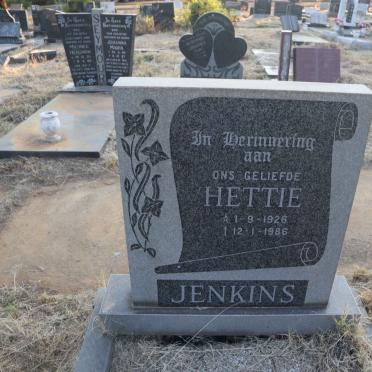 JENKINS Hettie 1926-1986