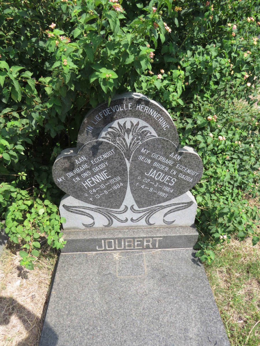 JOUBERT Hennie 1939-1984 :: JOUBERT Jaques 1964-1993