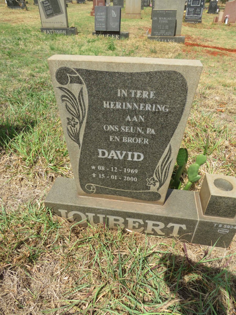 JOUBERT David 1969-2000