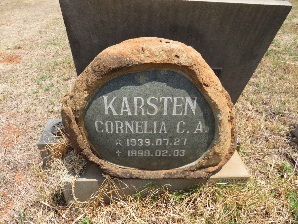 KARSTEN Cornelia C.A. 1939-1998