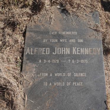 KENNEDY Alfred  John 1920-1975