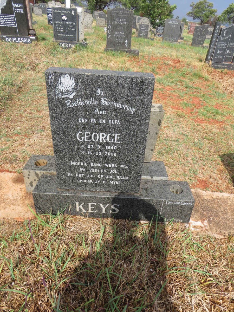 KEYS George 1940-2002