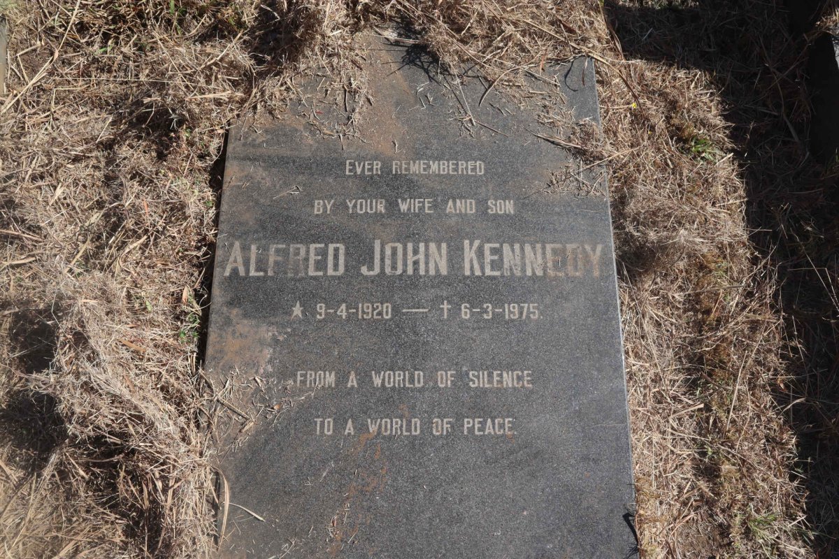 KENNEDY Alfred  John 1920-1975