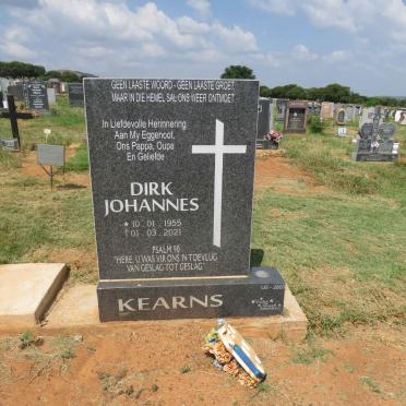 KEARNS Dirk Johannes 1955-2021