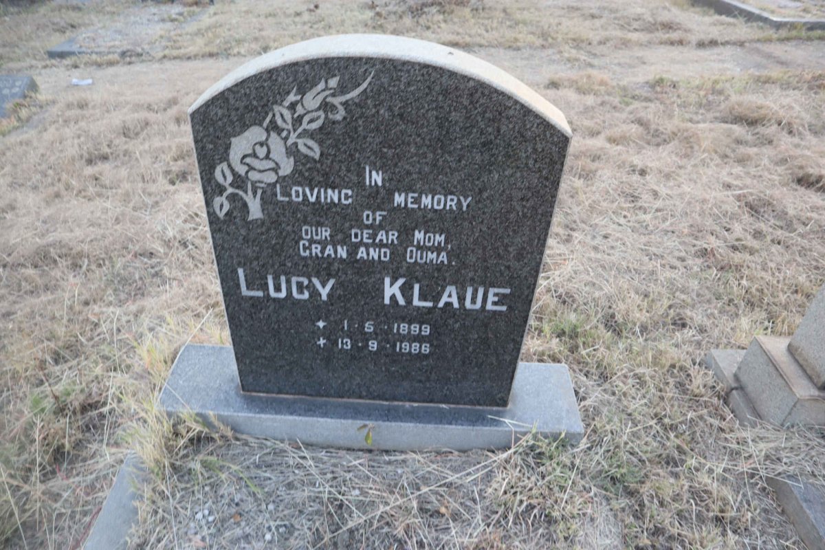 KLAUE Lucy 1899-1986