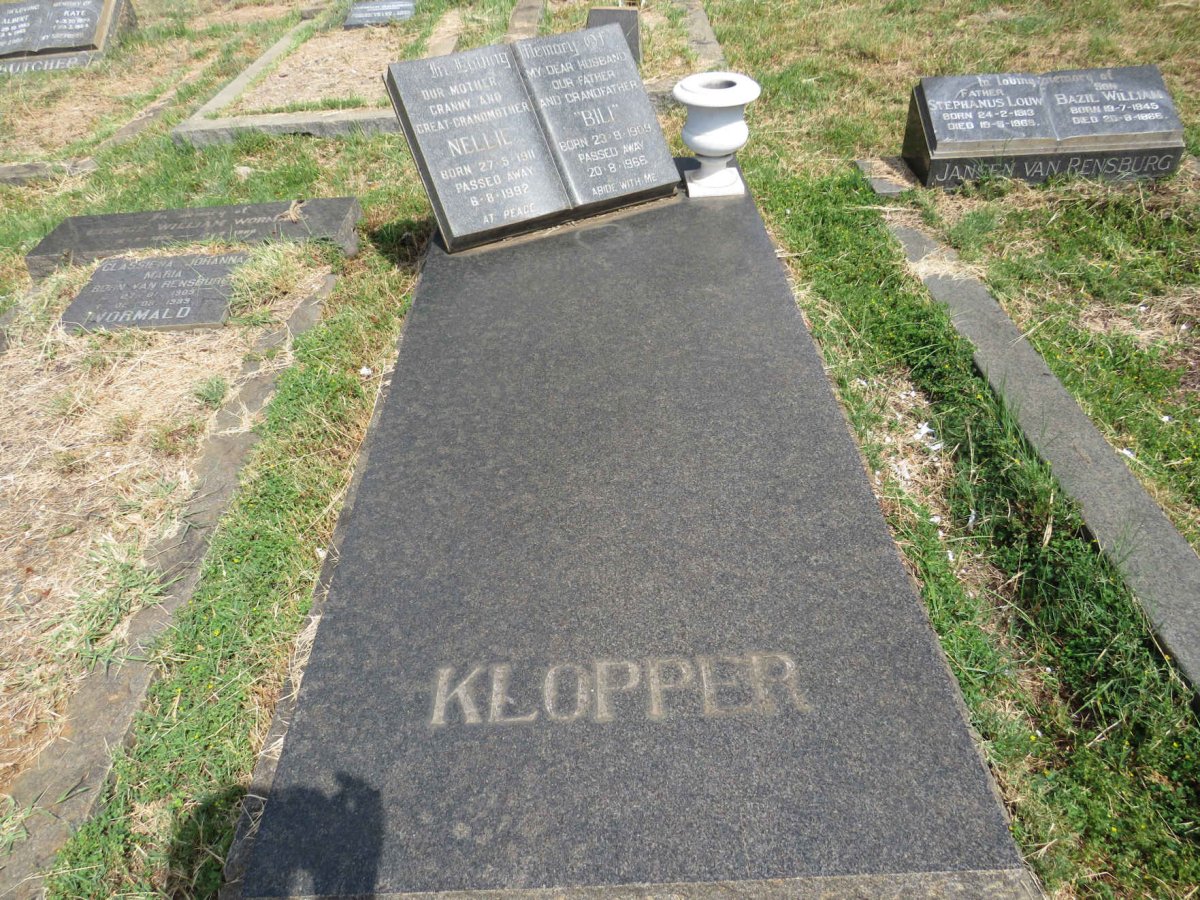 KLOPPER Bill 1909-1966 & Nellie 1911-1992 _1