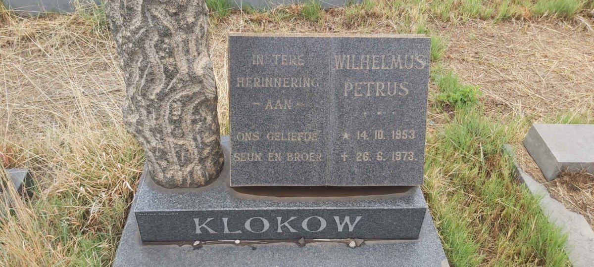KLOKOW Wilhelmus Petrus 1953-1973